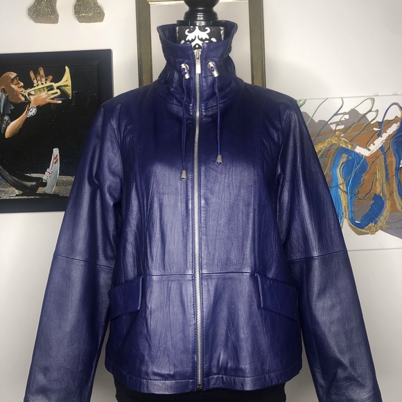 Chico's Faux Leather Jacket - Picture 1 of 5